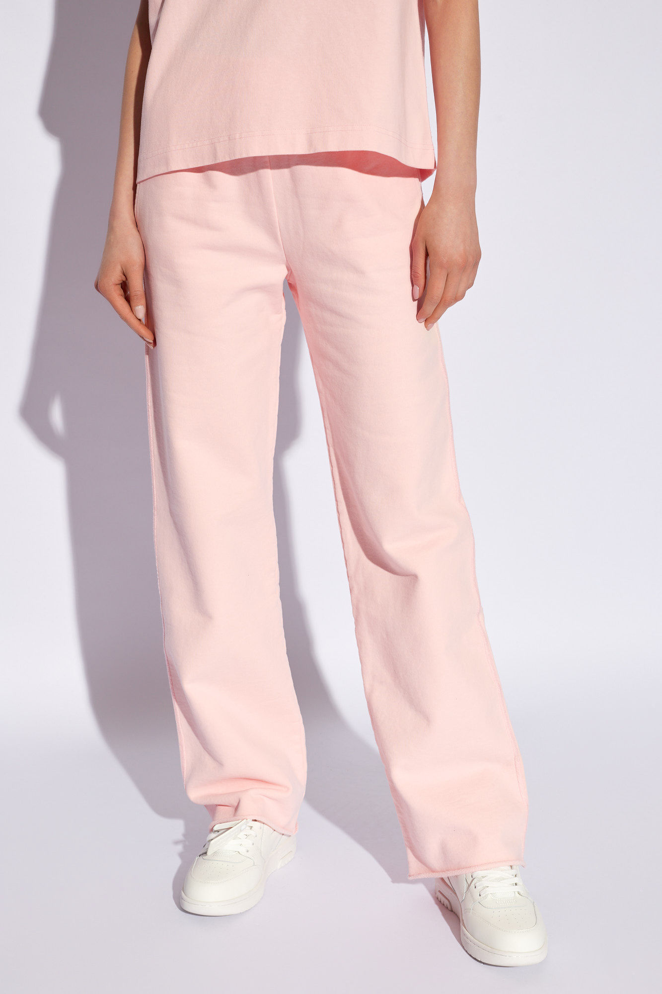 Pink Sweatpants with logo Acne Studios - Vitkac France